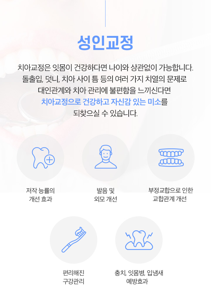 성인교정